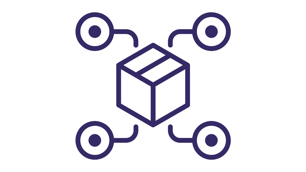 Package with Chart Icon